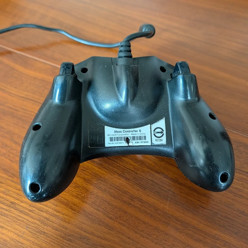 Microsoft Original Xbox Wired Controller S Type Untested Memory Card Comunicator